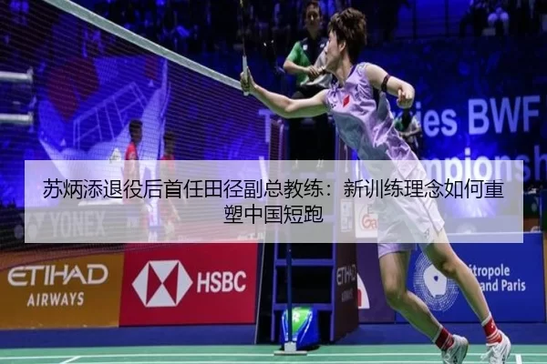 苏炳添退役后首任田径副总教练：新训练理念如何重塑中国短跑